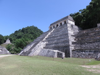 Fototapeta na wymiar Palenque en Chiapas