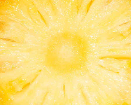 Beautiful texture slices of pineapple