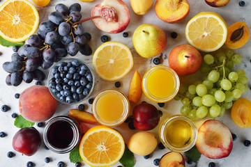 Various fruit juice