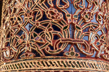 gold textures on buddhist temples