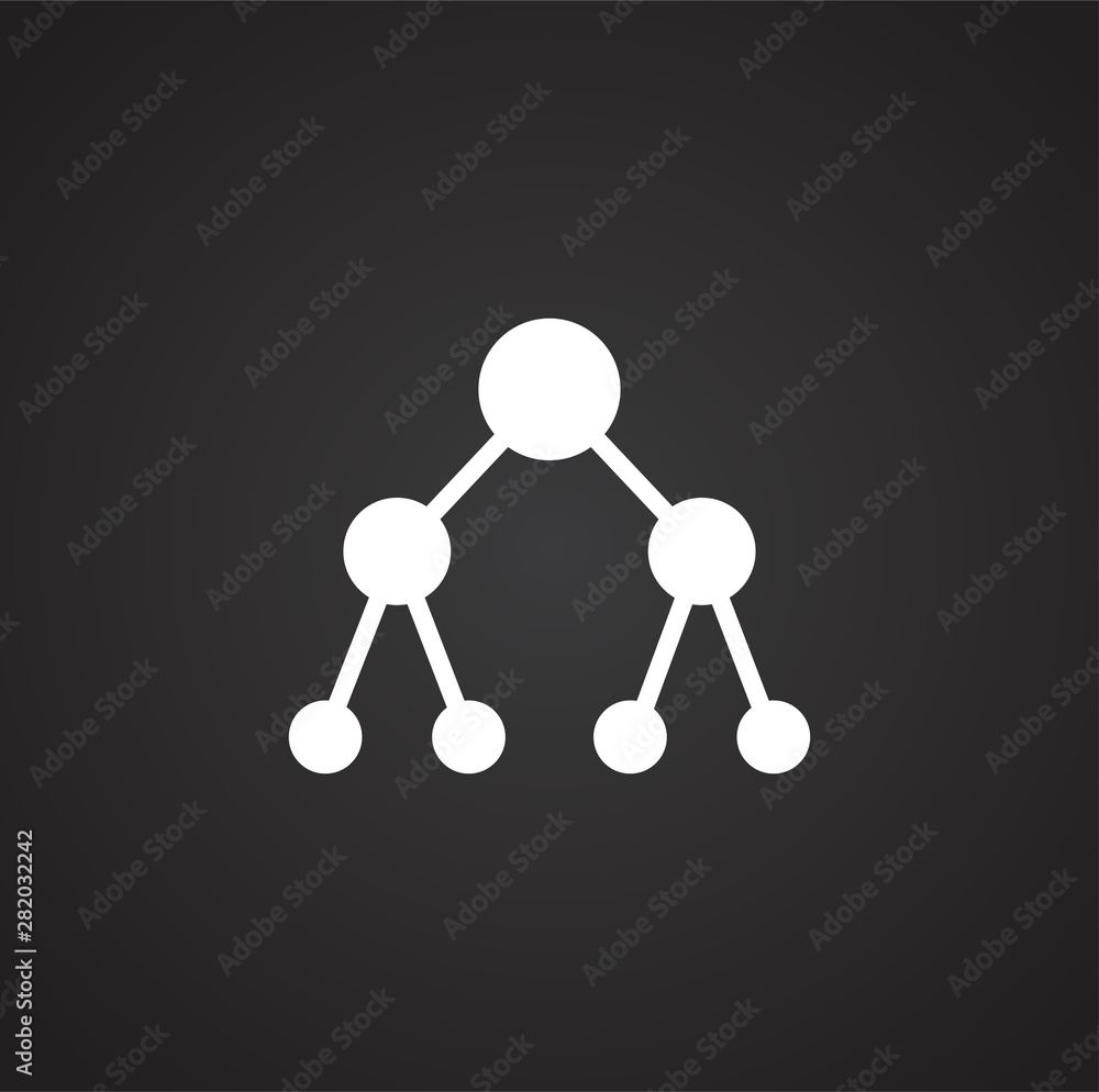 Poster infographics related icon on background for graphic and web design. simple illustration. internet co