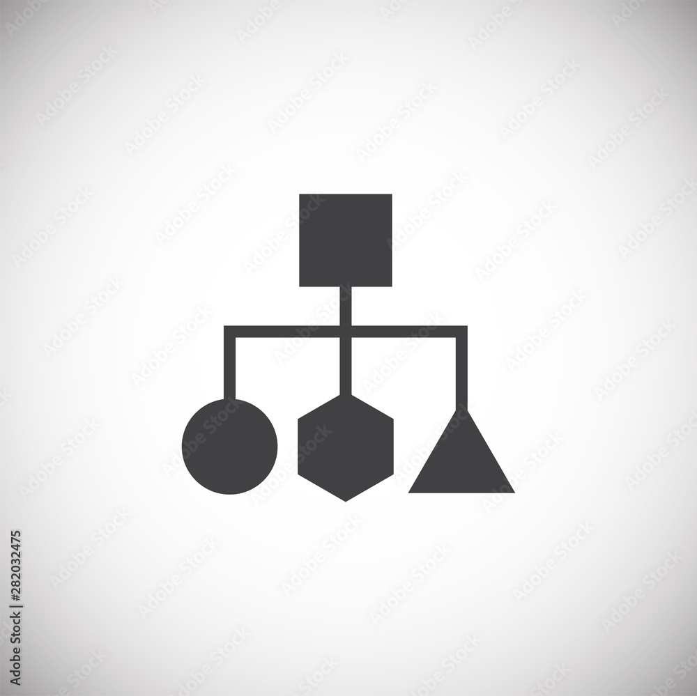 Poster infographics related icon on background for graphic and web design. simple illustration. internet co