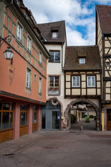 Fototapeta na wymiar Traditional cityscape in Colmar, France