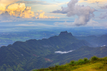 Beautiful sunsets at Phu Tubberk, Thailand    