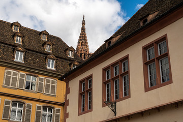 Fototapeta na wymiar Traditional cityscape in Strasbourg