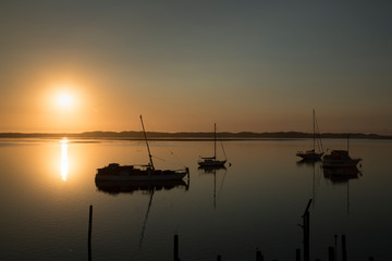 morro bay california sunset