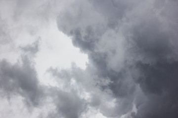 Dark storm sky clouds background