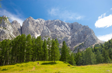 Fototapeta premium Lato w Parku Narodowym Triglav, Słowenia