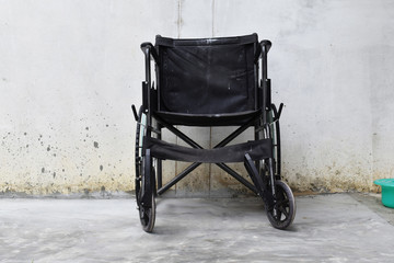 wheelchair isolated on white background