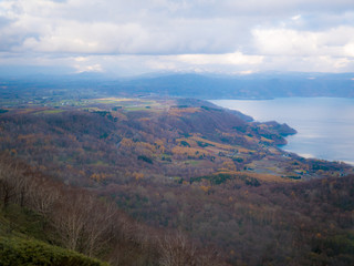 Lake toyo in autumn