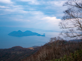 Lake toyo in autumn