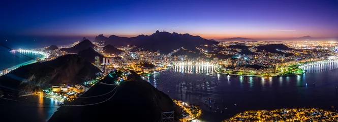 Cercles muraux Copacabana, Rio de Janeiro, Brésil Sunset from Sugarloaf Mountain 8