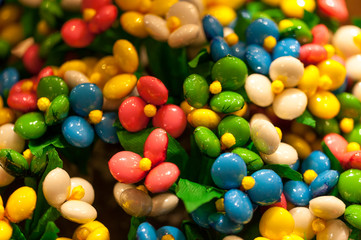 Fototapeta na wymiar background from multi-colored candies