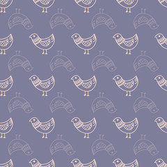 Bird seamless pattern illustration for wallpaper, fabric, textile,stationary etc.