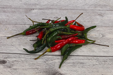 Hot and spicy Chili pepper heap