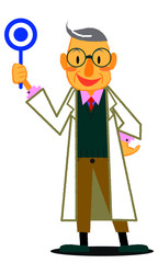 ベテラン医師　マル　全身