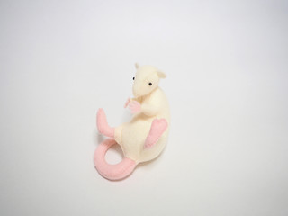 フェルト作品　ねずみ