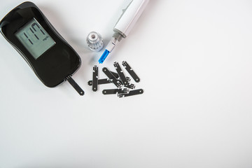 Health Care Goods: Blood glucose meters, test strips, lancet