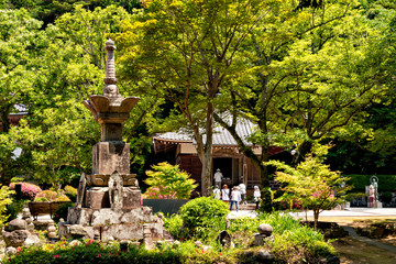 Garden of Kazanin-bodaiji, a temple in Sanda, Hyogo, Japan