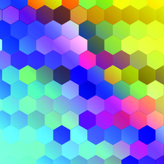 abstract background with hexagons