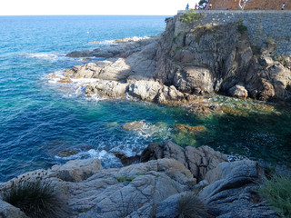 Costa brava catalana, al norte de Cataluña, costa abrupta llena de playas y roca. Costa Brava....