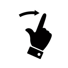 gesture - touch screen icon vector design template