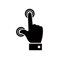 gesture - touch screen icon vector design template
