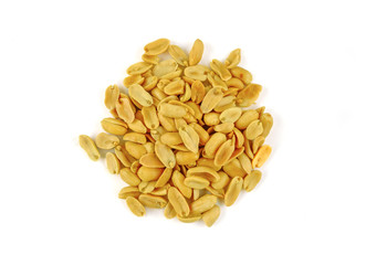 top view of peanut pile