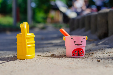 Spielplatz mit Spielzeug