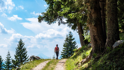 Obraz premium Trekking in the Julian Alps