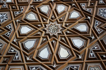 Islamic pattern at mosque-madrassa of sultan Hassan - old Cairo - Egypt