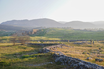 Fototapeta na wymiar view of landscape at turkey