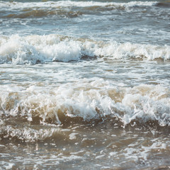 The wave of the sea / ocean.