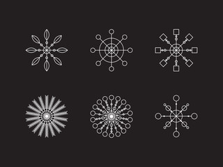 Set of unique snowflakes