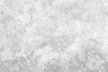 Grunge concrete wall at covered with gray cement old surface with crack in industrial building, great for your design and texture background. Black and white cracked floor texture vintage.