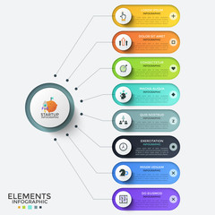 Fototapeta premium Modern Infographic Template