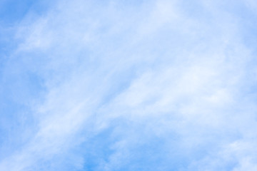 Obraz premium The nature of blue sky with cloud in the morning.