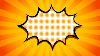 bright and rich background in pop art style