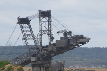 Kohle Absetzer Tagebau