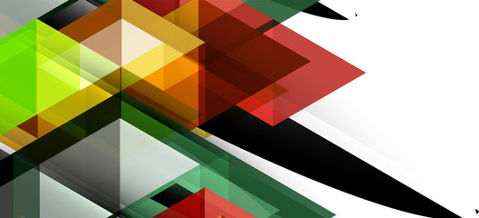 Abstract triangle pattern, colorful backdrop. Presentation template. Modern textured shape. Trendy modern style