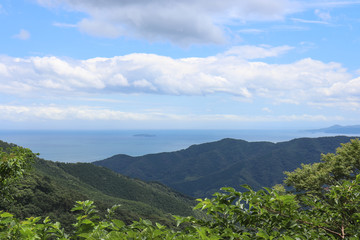 Fototapeta premium 椿ラインからの眺望（神奈川県湯河原町）