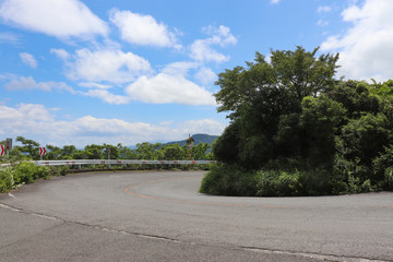 道路のカーブのイメージ