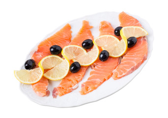 Delicious salmon fillet.