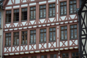 Old traditional buildings in Frankfurt am Main