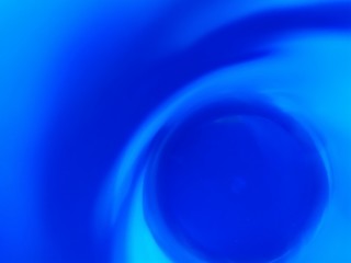 semicircle on blue background