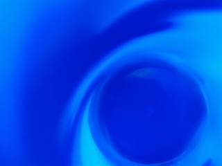 semicircle on blue background