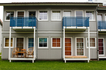 Student houses in the suburbs