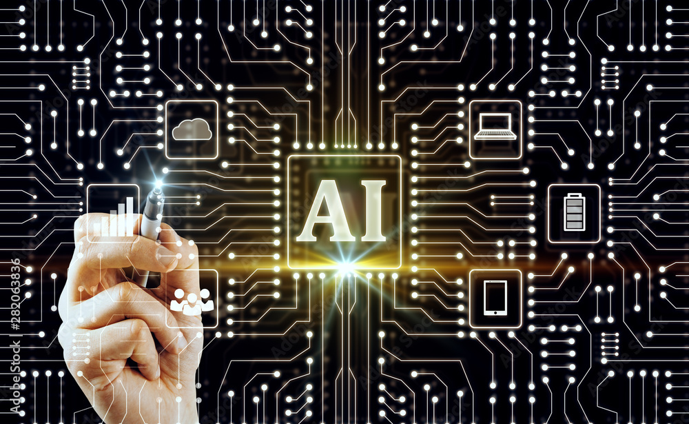 Poster hand using ai interface