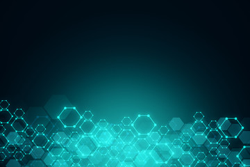 Creative blue background