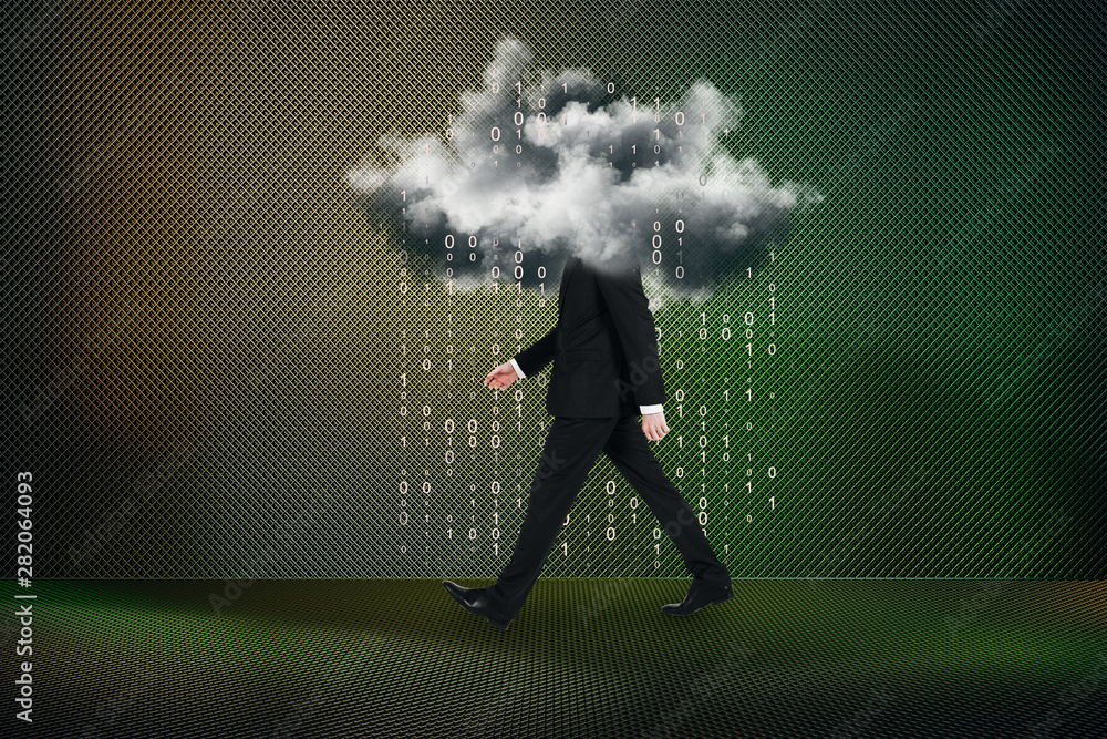 Poster cloud computing concept